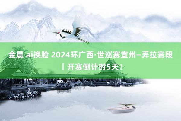 金晨 ai换脸 2024环广西·世巡赛宜州—弄拉赛段丨开赛倒计时5天！
