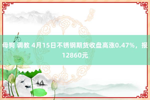 母狗 调教 4月15日不锈钢期货收盘高涨0.47%，报12860元